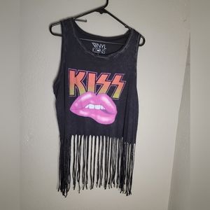 *NWT* Torrid KISS fringe crop tank size 1X